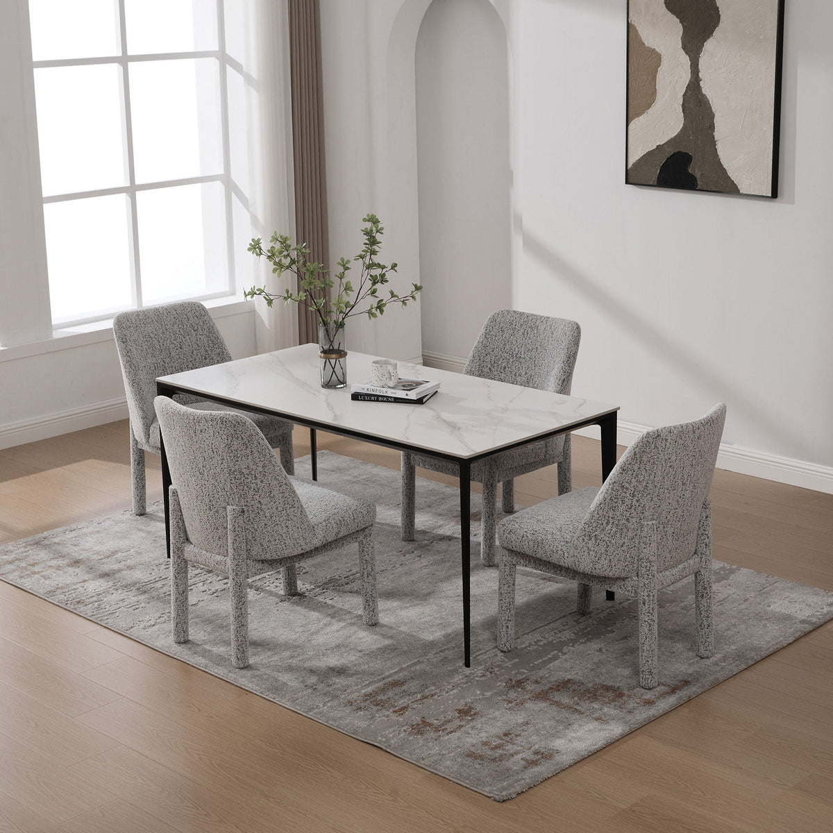 Wide Minimalist Dining Chair, photo 8 of 40