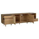 TV Stand With Doors - Natural by Unique Piece Furniture