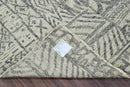 5x7 Gray, Beige Hand Knotted 100% Wool Tibetan Modern & Contemporary Oriental Area Rug