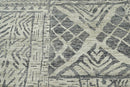 5x7 Gray, Beige Hand Knotted 100% Wool Tibetan Modern & Contemporary Oriental Area Rug