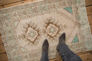 3x4.5 Vintage Distressed Oushak Rug