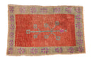 2x3.5 Vintage Distressed Oushak Rug