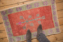 2x3.5 Vintage Distressed Oushak Rug