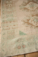 3x4 Vintage Distressed Oushak Square Rug