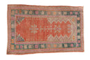 2x3.5 Vintage Distressed Oushak Rug