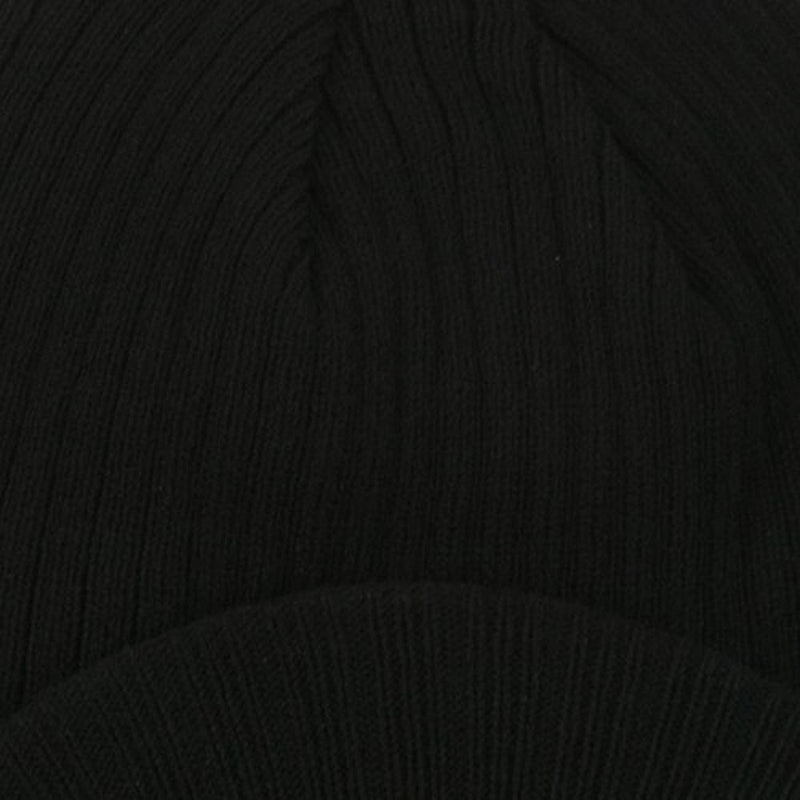 Big Knit Ribbed Beanie with Visor