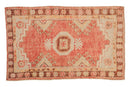 2.5x4.5 Vintage Distressed Oushak Rug