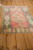2.5x3.5 Vintage Distressed Oushak Rug