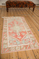 2.5x5 Vintage Distressed Oushak Rug Runner