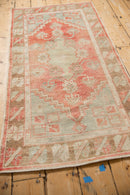 2.5x5 Vintage Distressed Oushak Rug Runner
