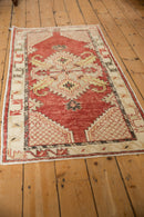 2.5x5.5 Vintage Distressed Oushak Rug Runner