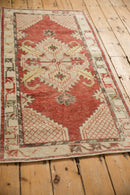 2.5x5.5 Vintage Distressed Oushak Rug Runner