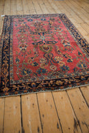 4x6.5 Antique Fine Sarouk Rug