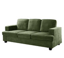 Modern Sofa, Comfortable 3 Seater Couch With Deep Seating, Loose Back Cushions, Wide Arms by Unique Piece Furniture