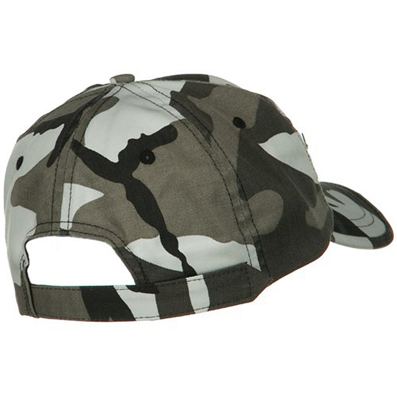 Casual Style Camo Washed Pocket Cap