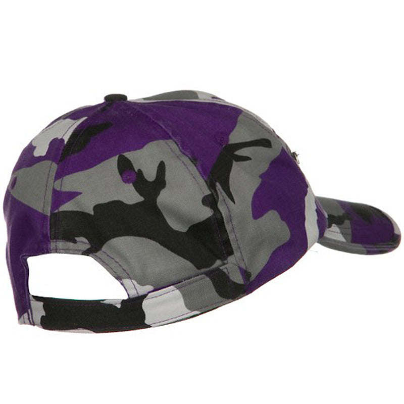 Casual Style Camo Washed Pocket Cap