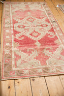 2.5x5.5 Vintage Distressed Oushak Rug Runner