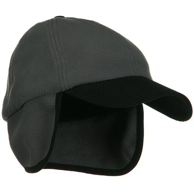 Anti Pilling Fleece Cap with Warmer Flap