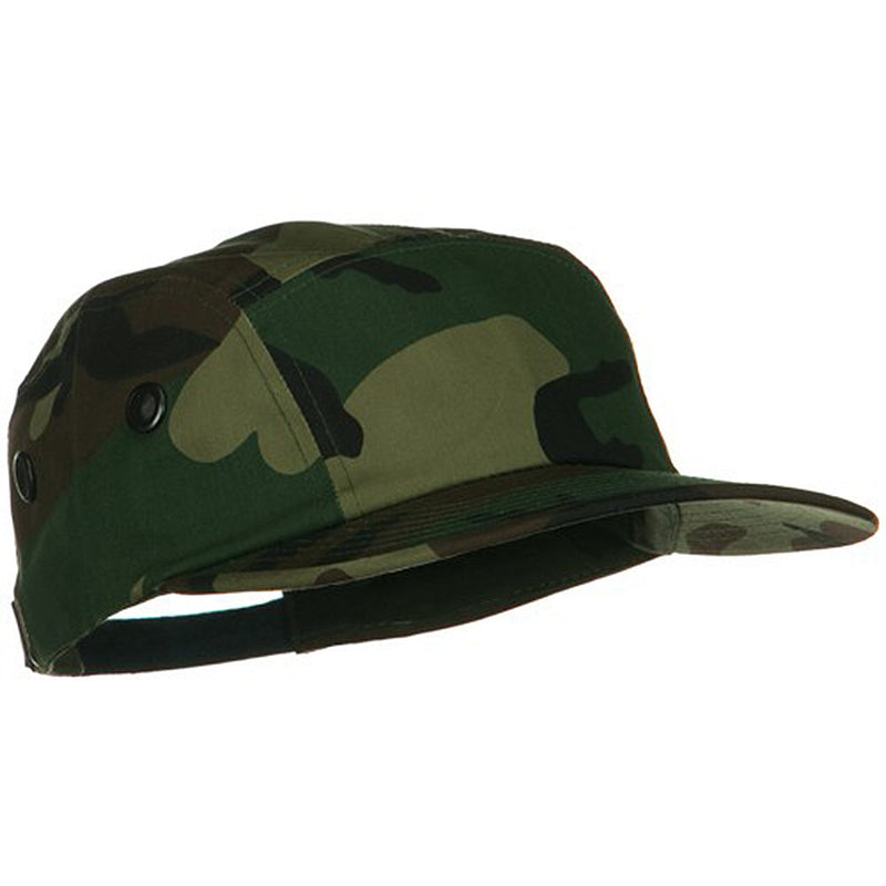 5 Panel Camouflage Twill Cap