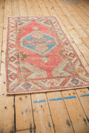 3x5.5 Vintage Distressed Oushak Rug