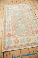 3x5 Vintage Distressed Oushak Rug