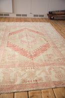 6x8.5 Vintage Distressed Oushak Carpet