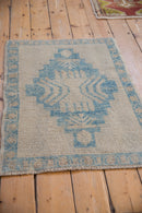 2.5x3 Distressed Oushak Square Rug