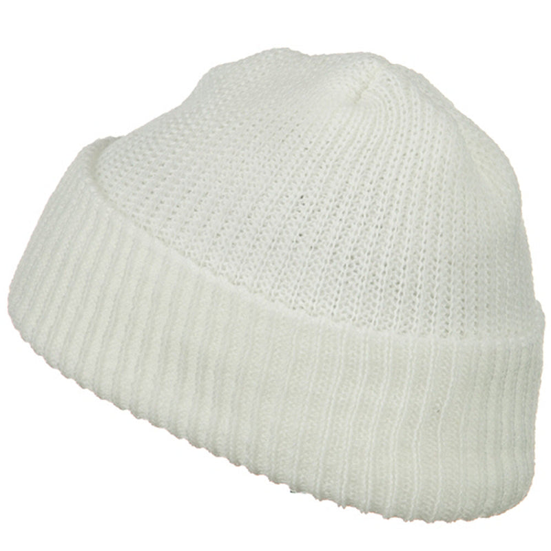 Solid Plain Watch Cap Beanie