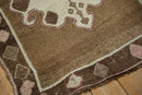 3x4.5 Vintage Distressed Kars Rug