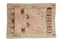 2.5x3.5 Vintage Distressed Oushak Rug