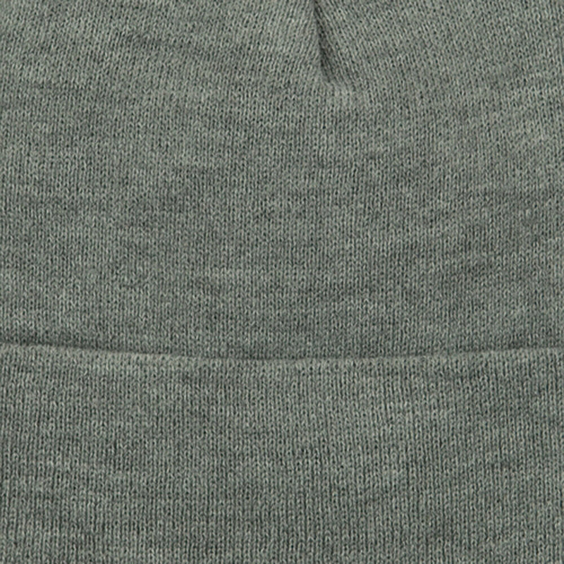 Big Stretch Plain Cuff Long Beanie
