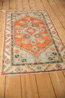 2.5x5 Vintage Distressed Oushak Rug Runner