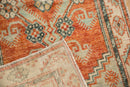 2.5x5 Vintage Distressed Oushak Rug Runner
