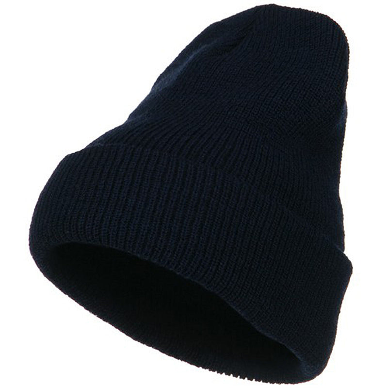 Stretch Heavy Wool Military XL Cuff Beanie