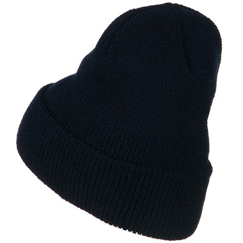 Stretch Heavy Wool Military XL Cuff Beanie