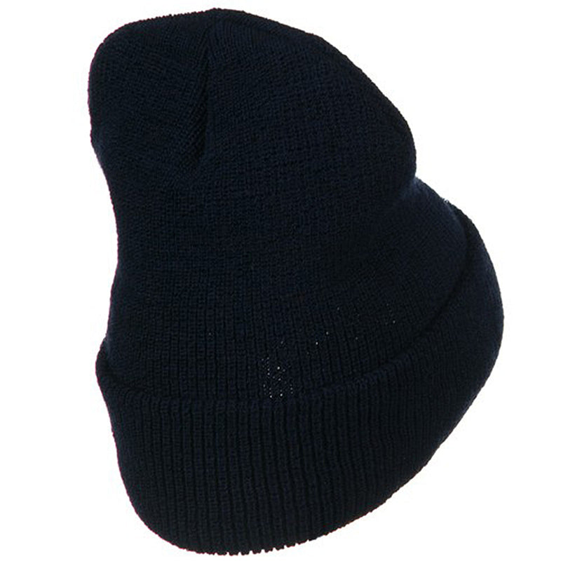 Stretch Heavy Wool Military XL Cuff Beanie