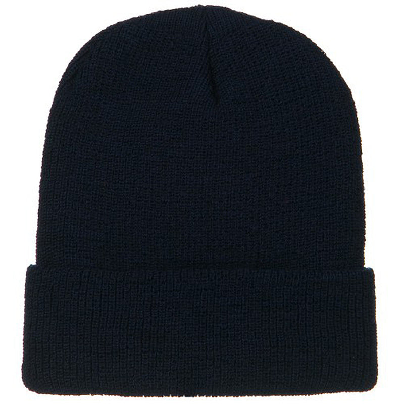 Stretch Heavy Wool Military XL Cuff Beanie