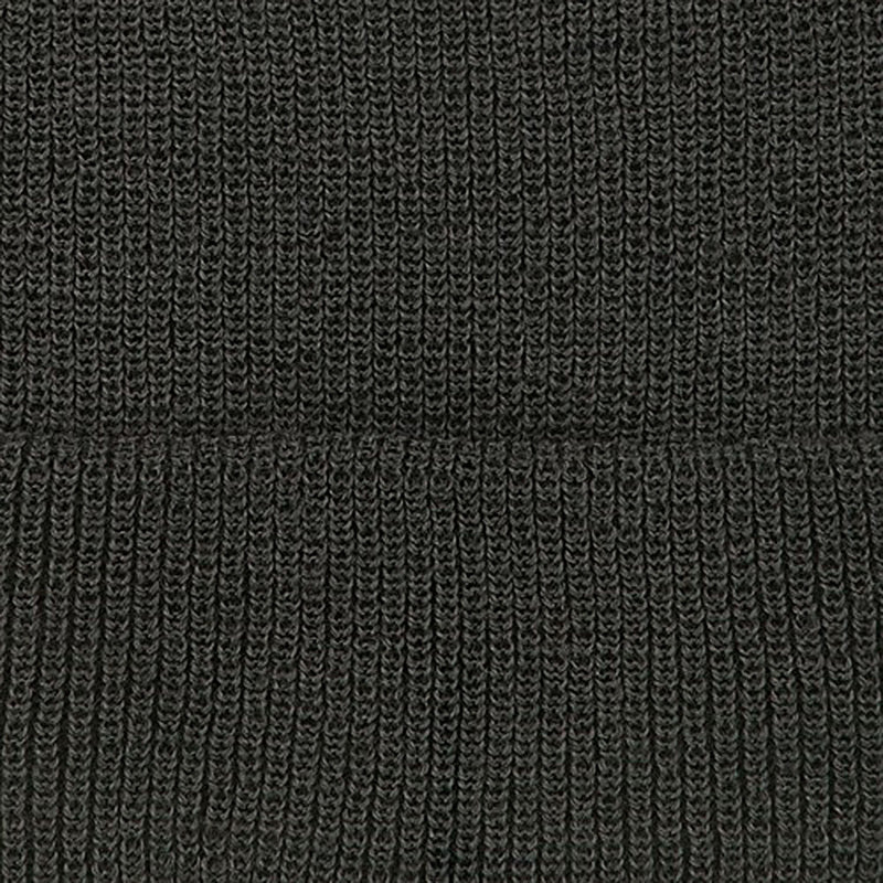 Stretch Heavy Wool Military XL Cuff Beanie