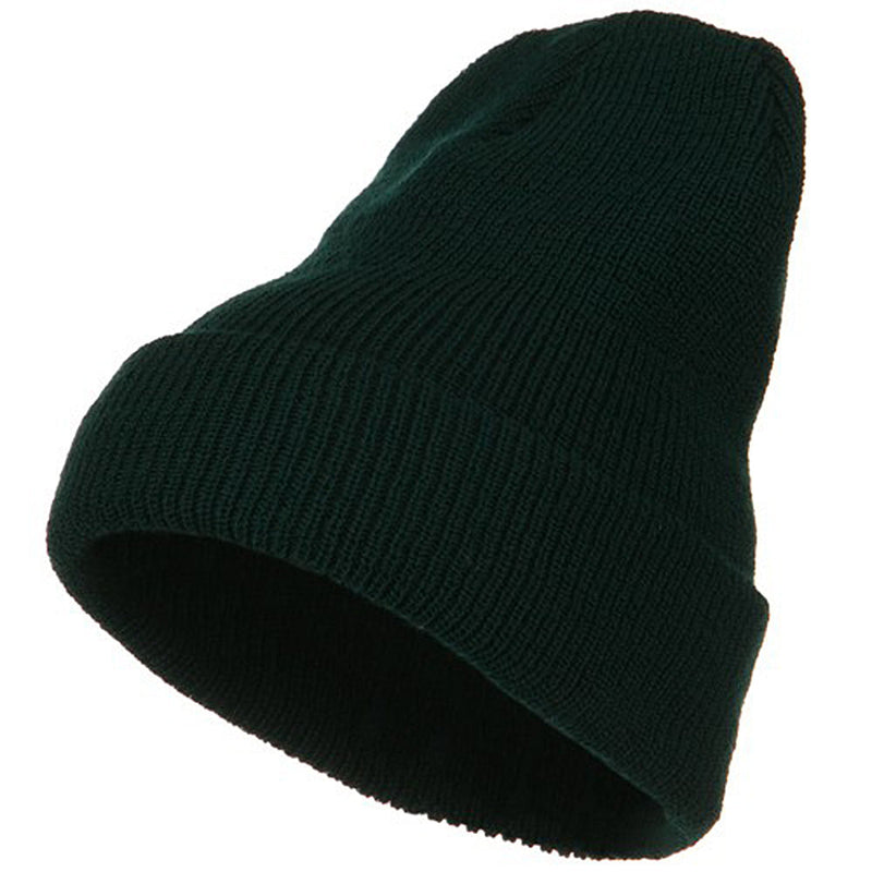 Stretch Heavy Wool Military XL Cuff Beanie