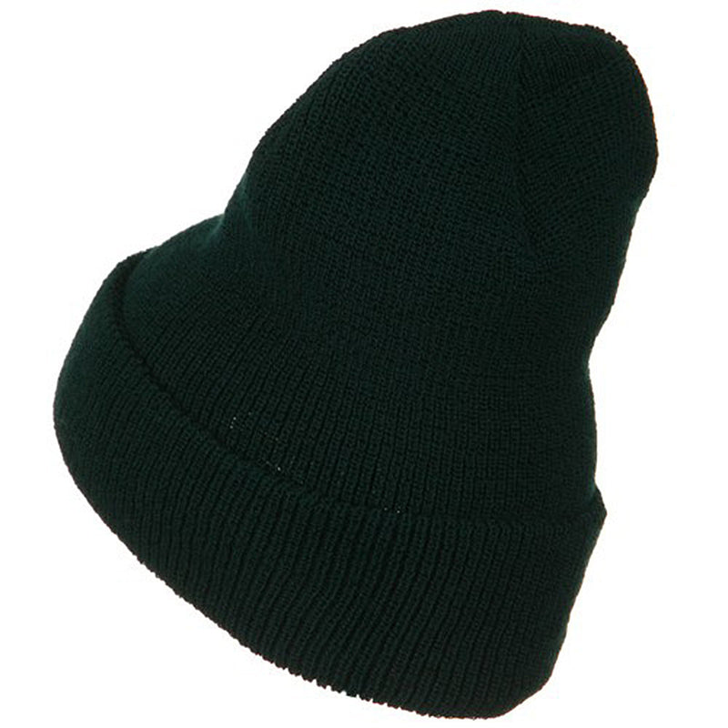 Stretch Heavy Wool Military XL Cuff Beanie