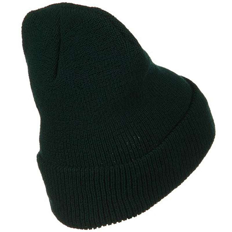 Stretch Heavy Wool Military XL Cuff Beanie