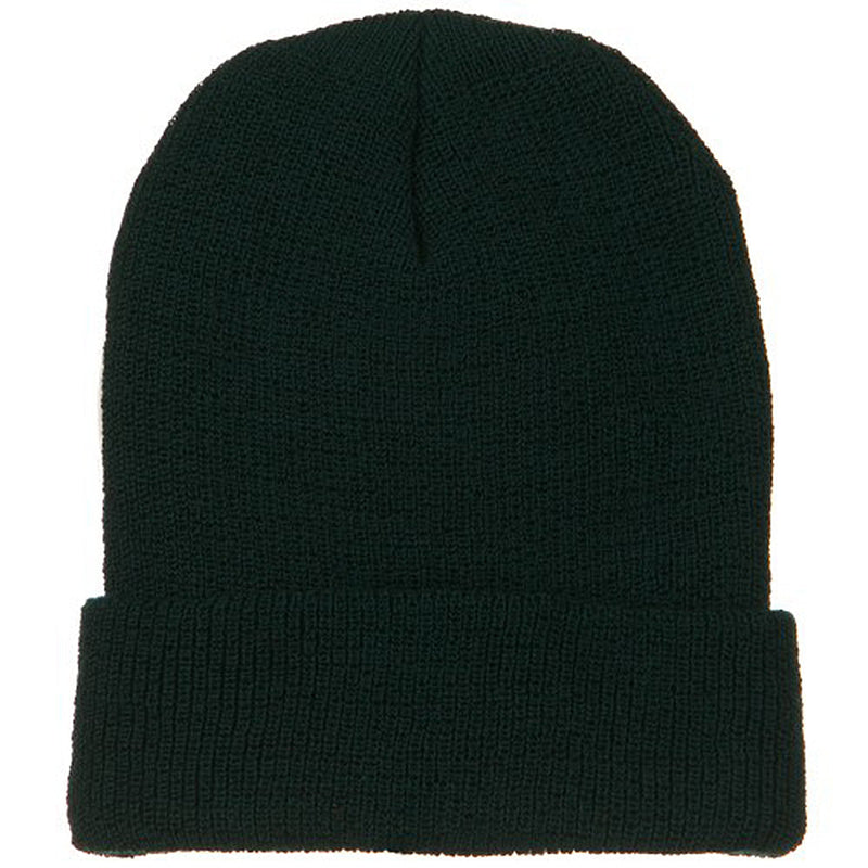 Stretch Heavy Wool Military XL Cuff Beanie
