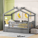 Creativity House Bed With Twin Size Trundle by HouseOfZazla