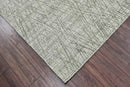 4x6 Gray, Beige Hand Made Loop n Cut Pile 100% Wool Modern & Contemporary Oriental Area Rug