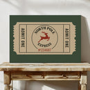 North Pole Express Ticket Print