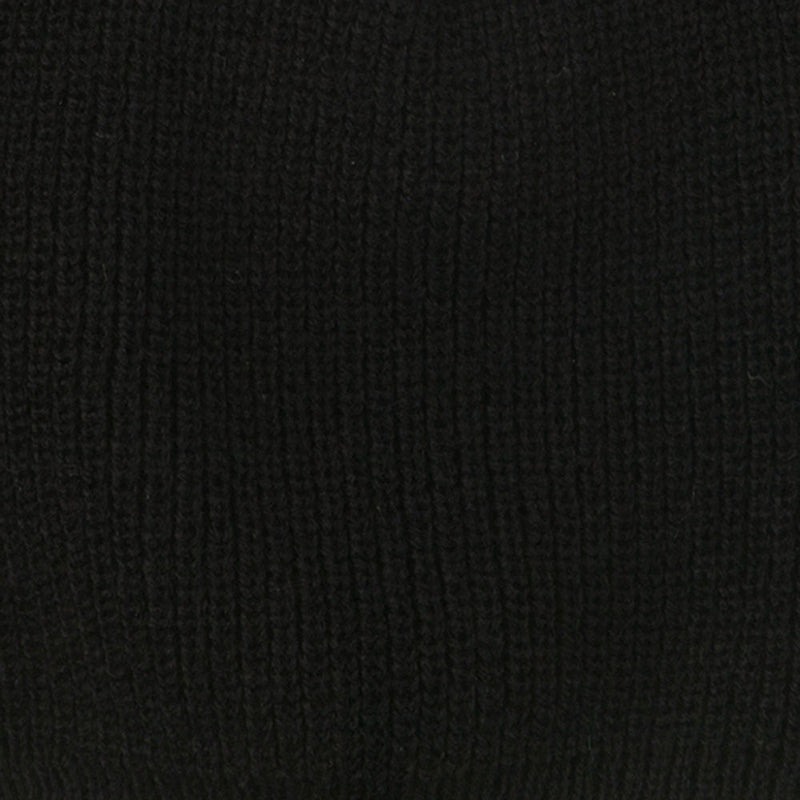 Big Size Rib Beanie with Bottom Band