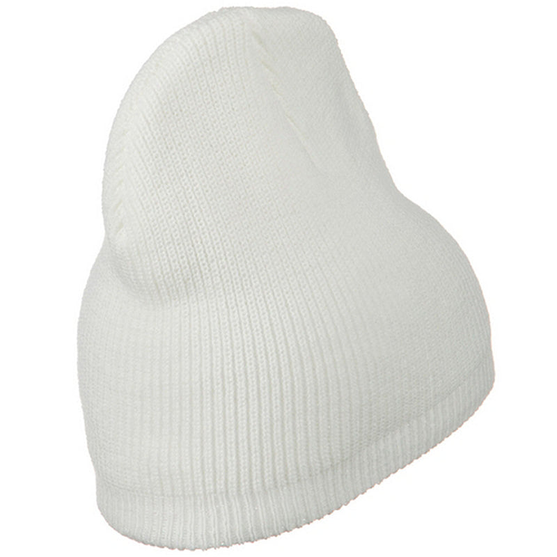 Big Size Rib Beanie with Bottom Band