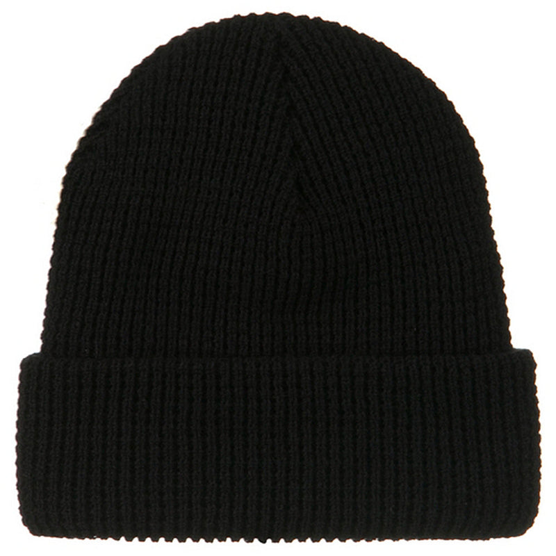 Big Stretch Waffle Stitch Cuff Beanie