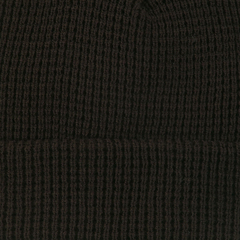 Big Stretch Waffle Stitch Cuff Beanie