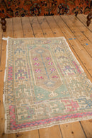 2.5x4.5 Vintage Distressed Oushak Rug